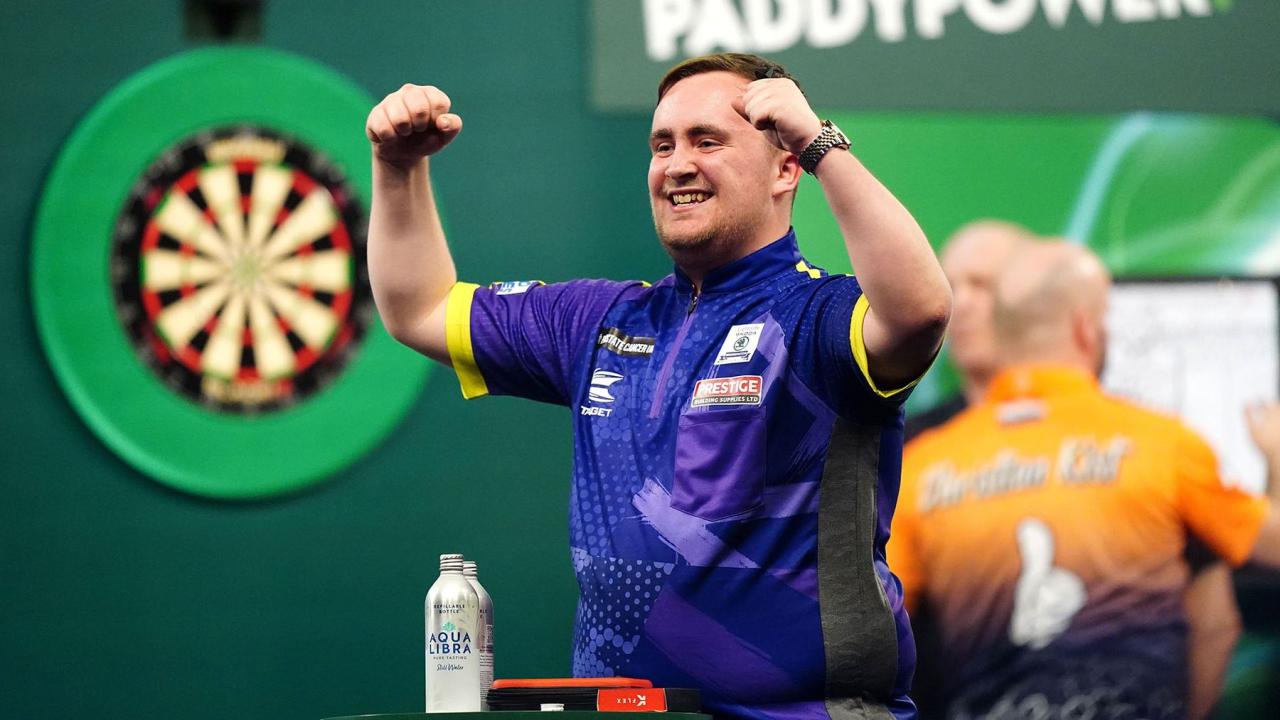 Luke Littler hits PDC World Championship record set average of 150